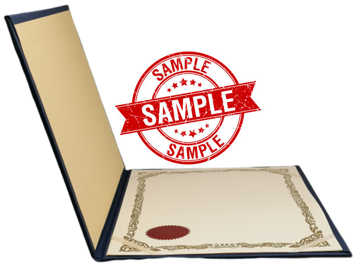 A4 Certificate Holder Hardcover