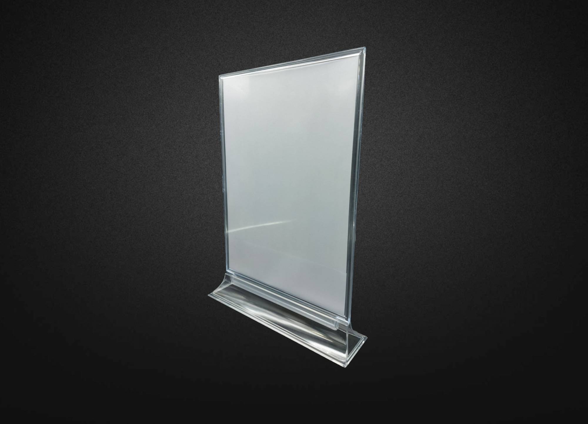 T SHAPE ACRYLIC BROCHURE STAND
