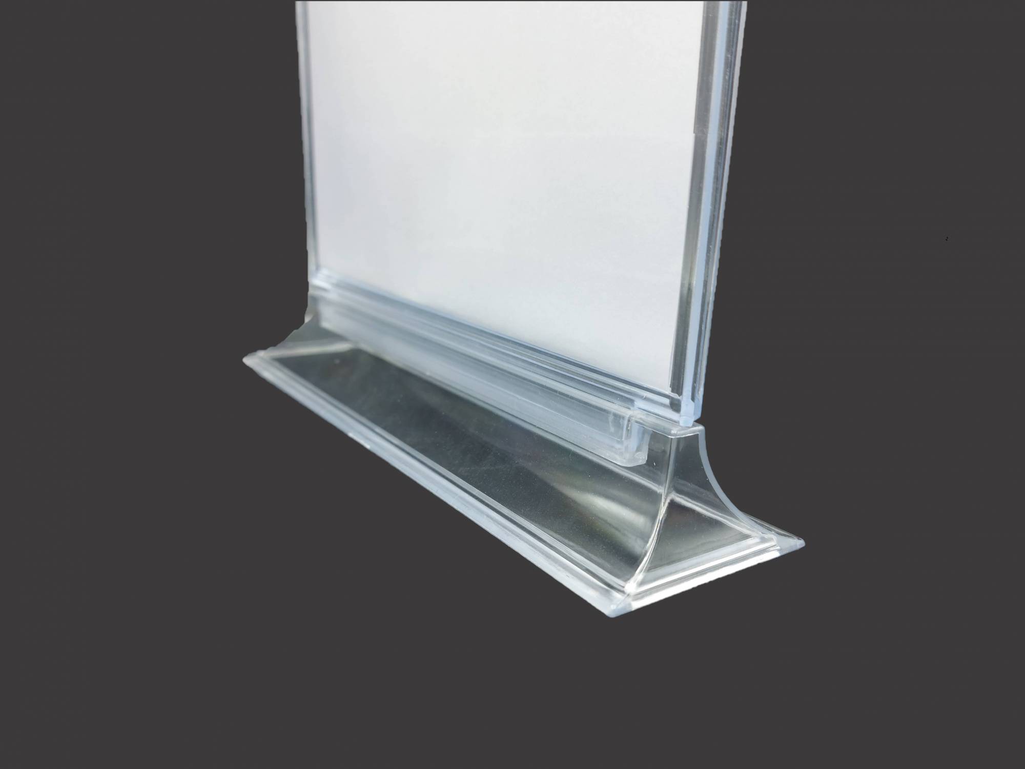 T SHAPE ACRYLIC BROCHURE STAND