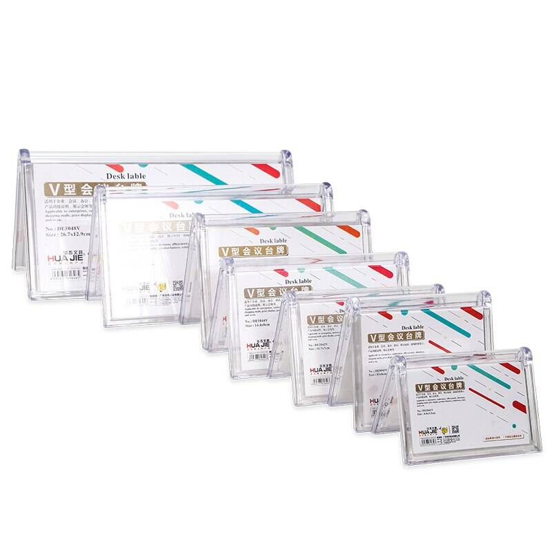 Triangle Acrylic Label Display Stand