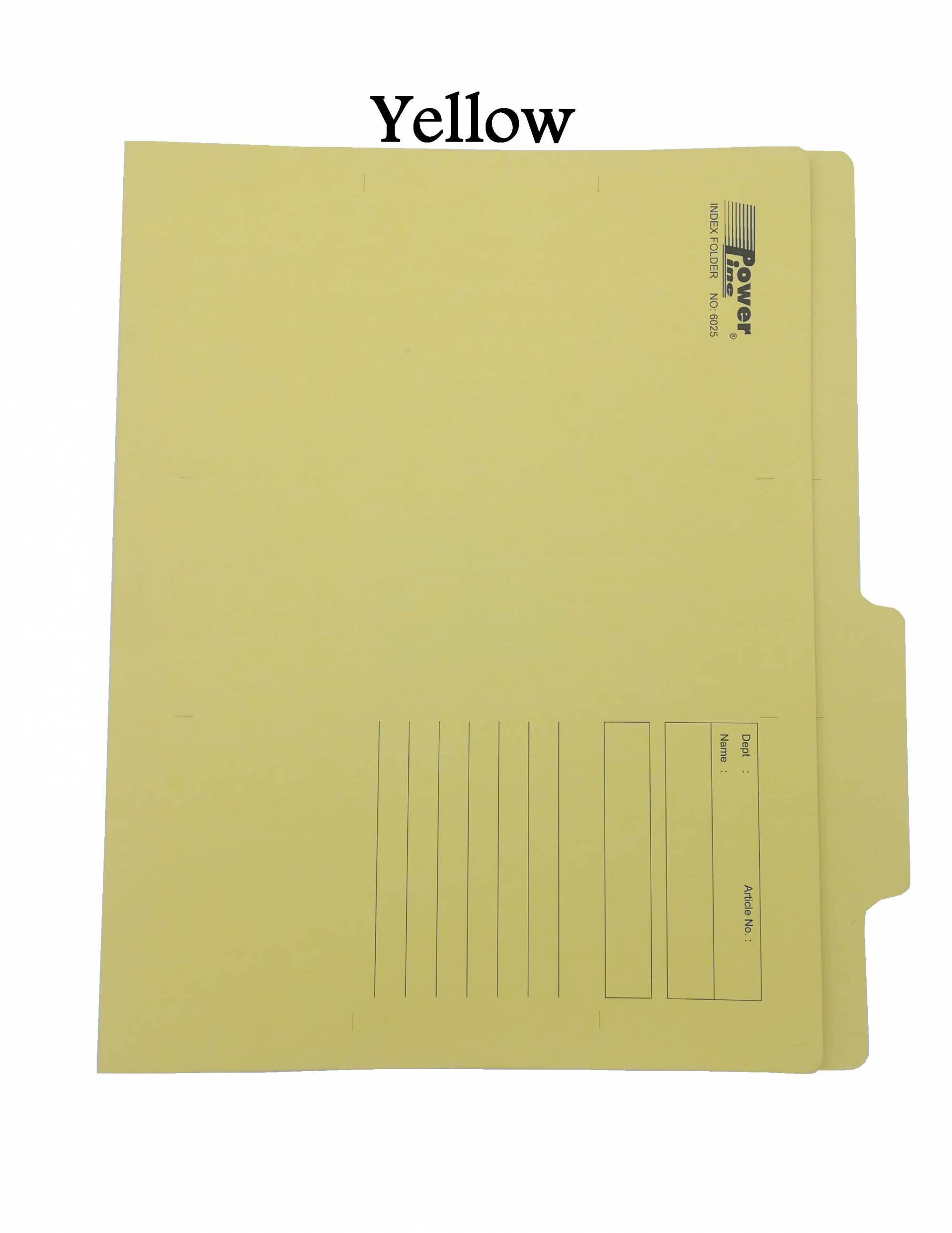 PL6025 Index Folder File