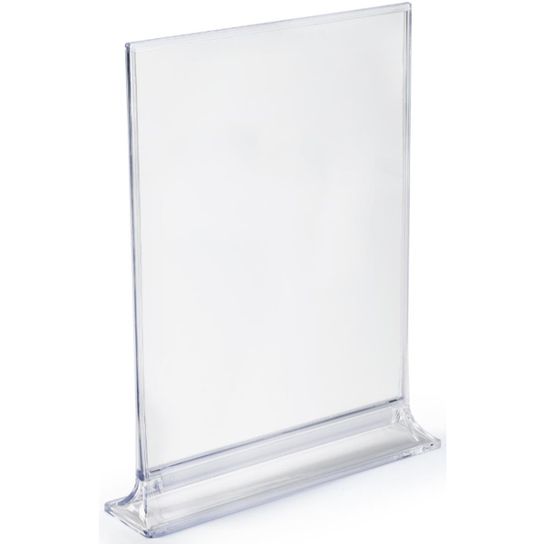 T SHAPE ACRYLIC BROCHURE STAND