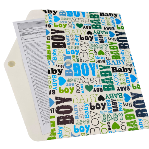 (20pcs) A4 Fancy Envelope Paper Folder WJDF 1108