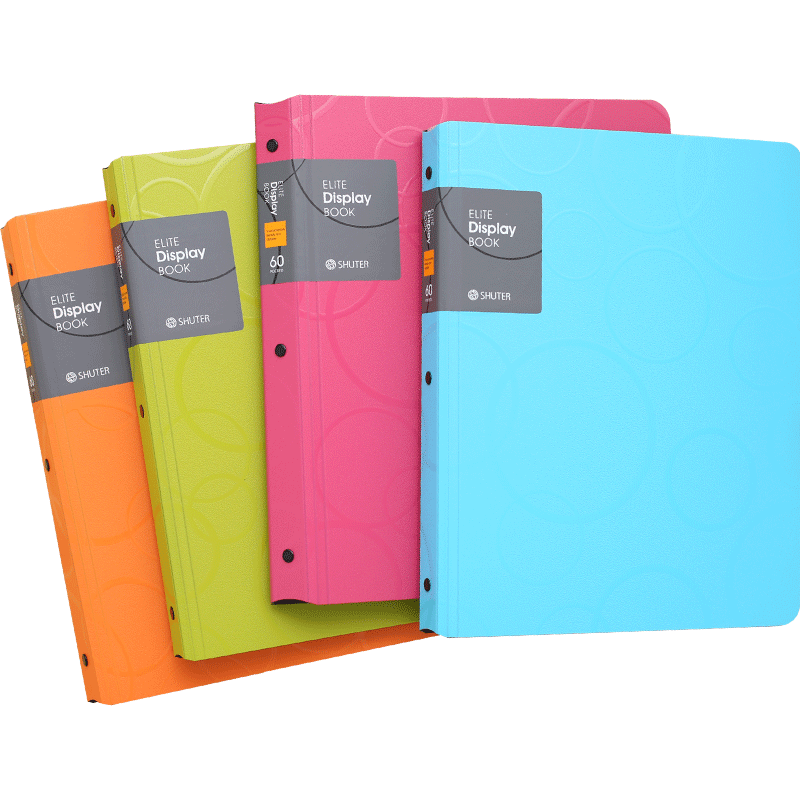 Shuter U2031W Elite Display Book / 30 pkts Clear View Holder